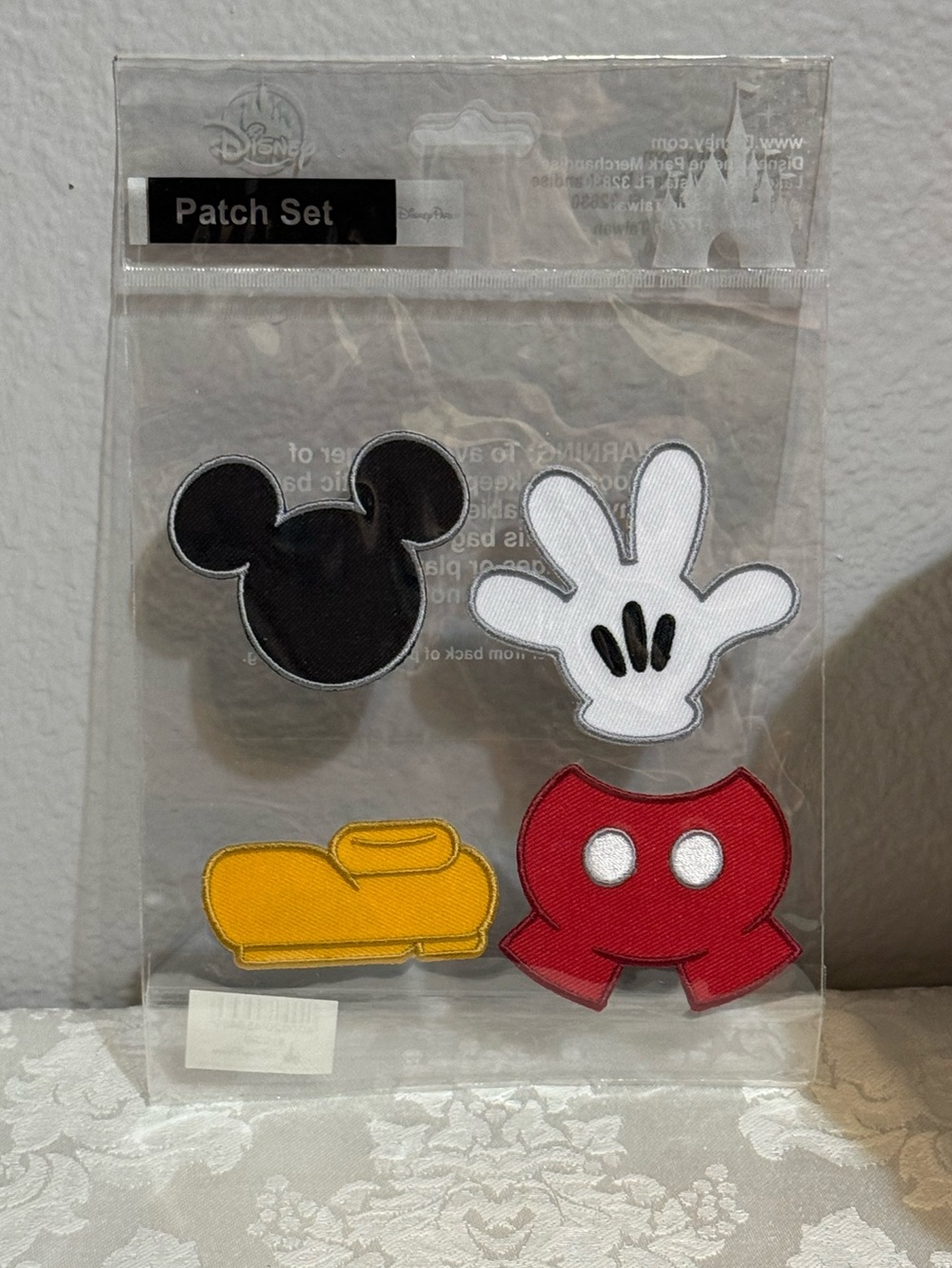 Disney Mickey Mouse Iron On Patch Set New for Jacket, Bag